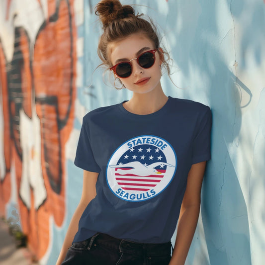 Navy Stateside Seagulls T-shirt